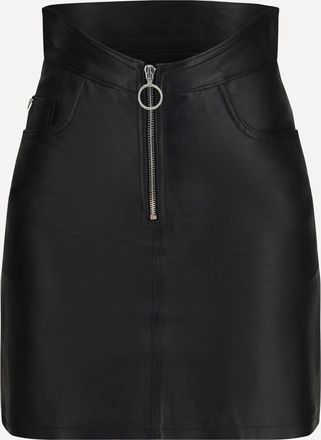 Fiorucci Minigonna in pelle con zip Woman 42