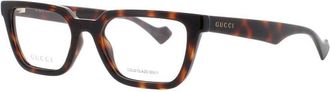 Gucci Mens Brown Square Eyeglass Frames Gucci-Gg1539O-002-54