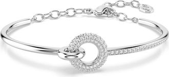 Swarovski Dextera Pav&eacute; Crystal Bracelet in Silver at Nordstrom
