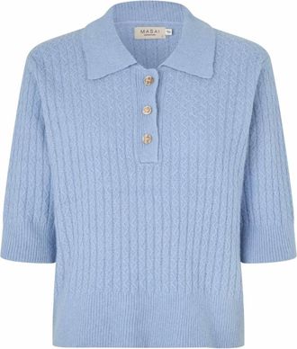 Masai Top - - Knitwear - Donna - Blu - L