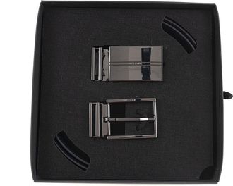 BOSS Set cintura con doppia fibbia GOMERO Nero-blu BOSS Uomo