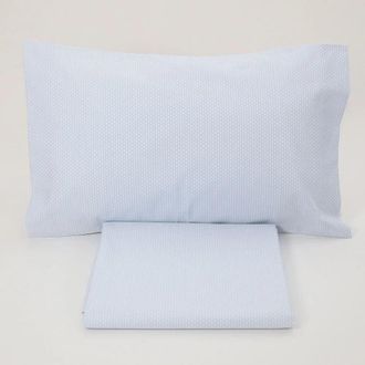 Casa da Laura Funda n&oacute;rdica lunares 100% algod&oacute;n azul cama 105 cm (180 x 220 cm 1