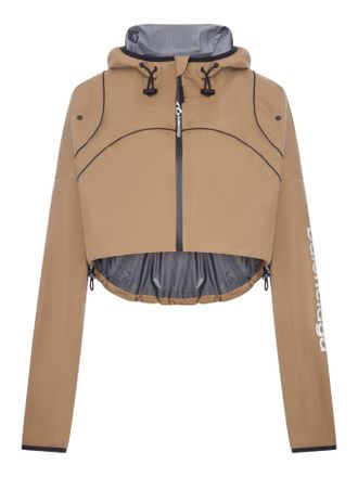 Balenciaga TECHWEAR CROPPED JACKET IN CAMEL - Balenciaga - Woman