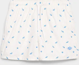 Jack & Jones Mens Mini pattern and twin-stripe swim trunk