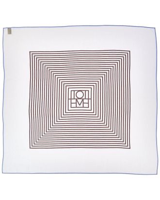 Toteme Toteme Monogram Silk Scarf