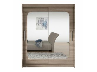 Mirjan24 Mobilier1 - Armario Closico 135, Trufa Roble, 200x150x58cm, Puertas De Armario: Correderas, N&uacute;mero De Estantes: 0