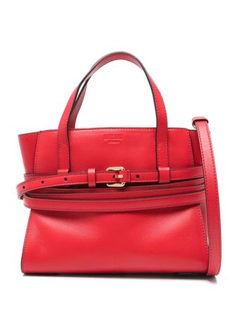 Moschino small Tie Me tote bag - women - Calf Leather - One Size - Red