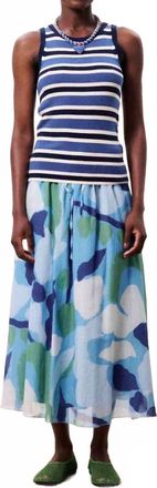 FRNCH Ceruleen Tank Top In Blue