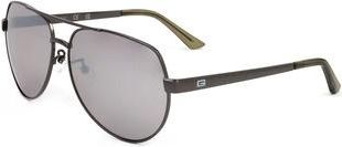 Guess Smoke Mirror Pilot Mens Sunglasses GF0215 08C 60