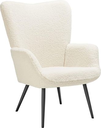 TecTake Mecedora de ratán de aluminio con reposapiés y acolchado 150 kg gris