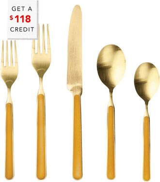 Mepra 20Pc Fantasia Ice Flatware Set With $118 Credit