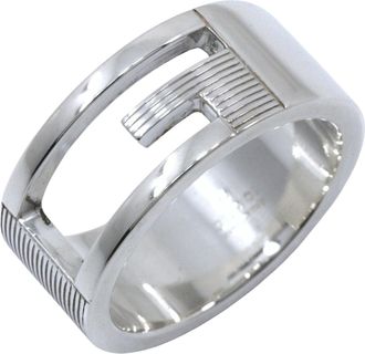 Gucci Silver 925 Band Ring (Pre-Owned)