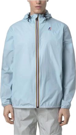 K-Way Le Vrai 4.0 Claude Jacket - Heren - Regenjassen - Blauw - S - Polyester - Jassen