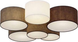 Lindby Lindby - Ceiling Lightdimmable Laurenz made of Textile for Living Room & Dining Room