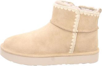 Gabor Plateau Enkellaars - Dames - Schoenen - Beige - Maat: 37 EU Leer