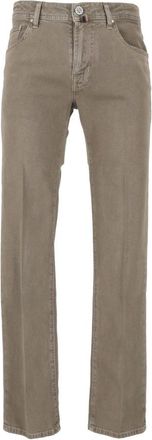 Jacob Cohen Slim-fit Trousers - Trousers - Hombre - Gris - W35