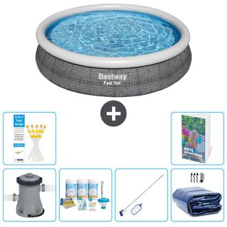 Bestway Piscina Bestway Fast Set Redonda - 366x76 Cm - 7-piezas S267
