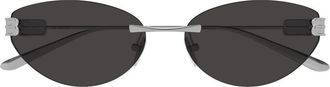 Balenciaga Sunglasses, unisex, Gray, Size: 61 MM Bb0486S Sunglasses