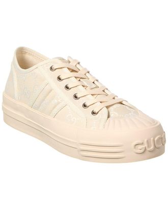 Gucci Chunky Gg Canvas & Leather Sneaker