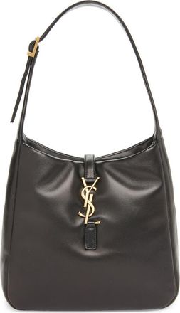 Saint Laurent Small Le 5 &Agrave; 7 Leather Shoulder Bag in Noir at Nordstrom