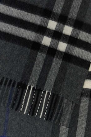 Burberry Unisex Giant Scarf Gray Cashmere