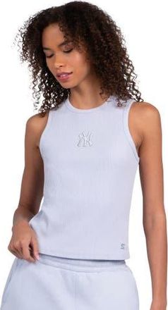 Starter Womens Starter Light Blue New York Yankees Pastels Ribbed Tank Top at Nordstrom, Size X-Large