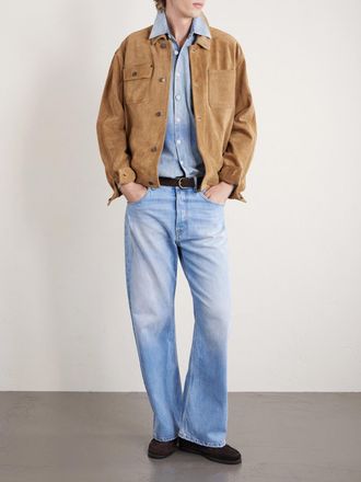 Polo Ralph Lauren Suede Trucker Jacket