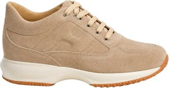Hogan Interactive Sneakers - Dames - Sneakers - Beige - 37 EU - Leer - Schoenen
