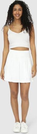 Belle & Bloom Palm Breeze Tennis Skort in White at Nordstrom, Size X-Small Au