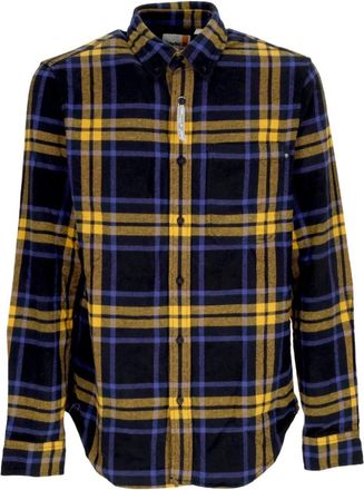 Timberland Klassiek Geruit Flanellen Overhemd - Heren - Casual Overhemden - Veelkleurig - L - Katoen - Overhemden