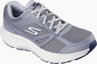 Skechers Mens Skechers Go Run Consistent 2.0 Mapleton Leather Mens Grey Trainers - Size: UK 9 / eu 43.5 / us 10