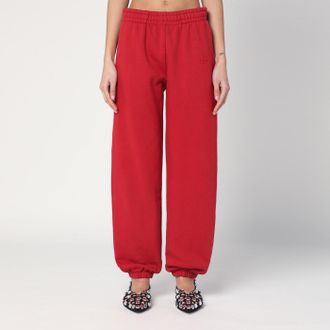 Anine Bing Pantalone jogging rosso