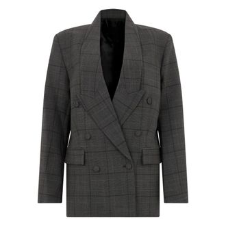 Coperni Blazers, female, Gray, Size: S Double Breasted Tailored Jacket