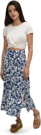 tentree Yaletown Skirt in Nightfall/watercolour Floral at Nordstrom, Size X-Large