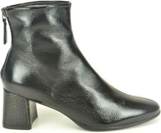 Zinda Zwarte Kantlaarsje - Dames - Laarzen met Hak - Zwart - 41 EU - Schoenen