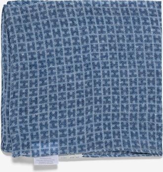 Hemisphere Einstecktuch aus Wolle und Leinen Rade