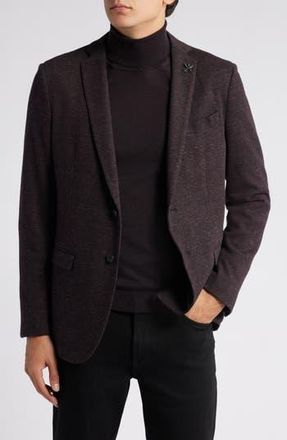 John Varvatos Check Unlined Sport Coat in Black/Brown at Nordstrom Rack, Size 36 Short