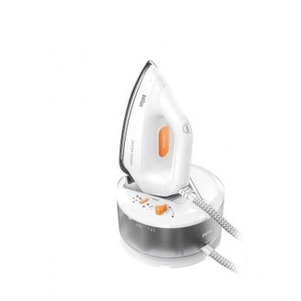 Braun Centro De Planchado Is2132wh 2.400 W. Suela Deslizante. Deposito 1.5l. Anti-goteo Digital. Color Blanco