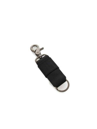 Momo Design Mens Keychain Black Genuine Leather Accessories Keychains