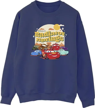 Disney Dames/Dames Cars Radiator Springs Groep Sweatshirt (Marineblauw)