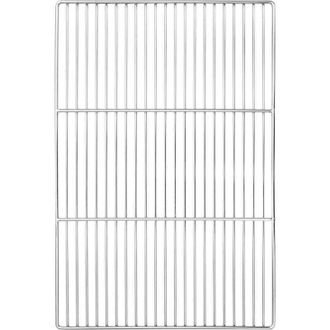vidaXL Rejilla De Parrilla Plateado 60 X 40 Cm Acero Inoxidable Vidaxl