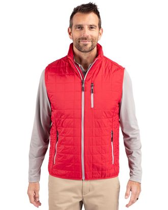 Cutter & Buck Rainier PrimaLoft Mens Eco Insulated Full Zip Puffer Vest