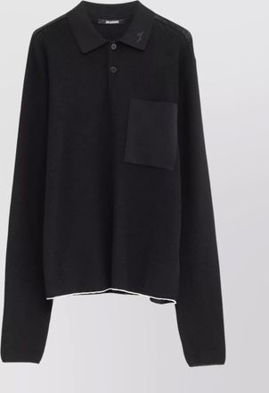 Jacquemus knit polo shirt