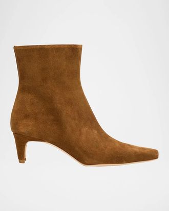 Staud Wally 60MM Leather Ankle Boots
