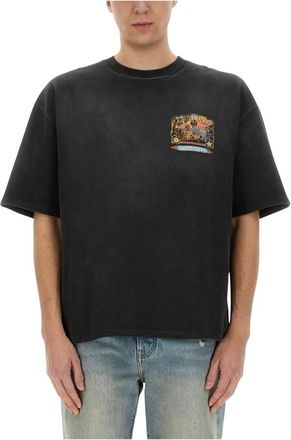 Amiri Jazz Hideaway Tee - Heren - T-shirts - Zwart - S - Tops