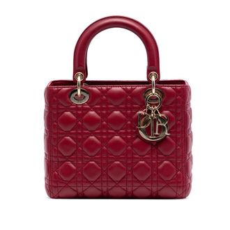 Dior Pre-owned Dior Medium Lambskin Cannage Lady Ladies 8SBDTC66WNK8O0CP