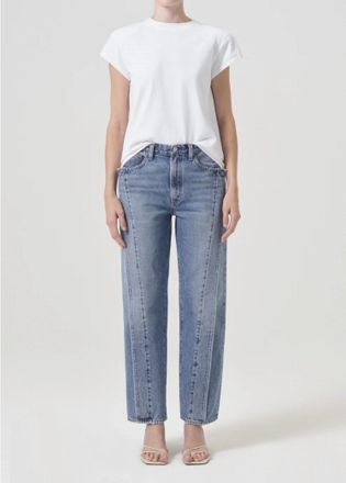 A Gold E Fold Jean In Navigate