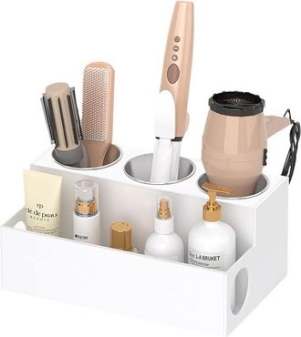 OEM Soporte Para Secador De Pelo, Soporte Para Plancha De Pelo, Organizador De Cepillos De Pelo, Soporte Para Cepillos De Dientes, Organizador De Ba&ntilde;o, Bl