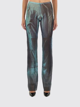 Jean Paul Gaultier Pants JEAN PAUL GAULTIER Woman color Gnawed Blue
