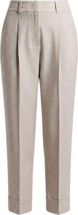 PESERICO Dames, Broeken, Beige, Maat: XS